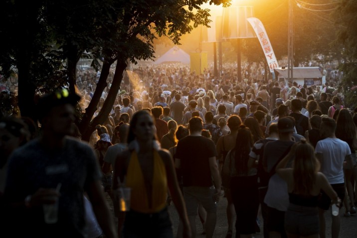 Sziget fesztivál hatodik napján az óbudai Hajógyári-szigeten 2018. augusztus 13-án. MTI Fotó: Mónus Márton